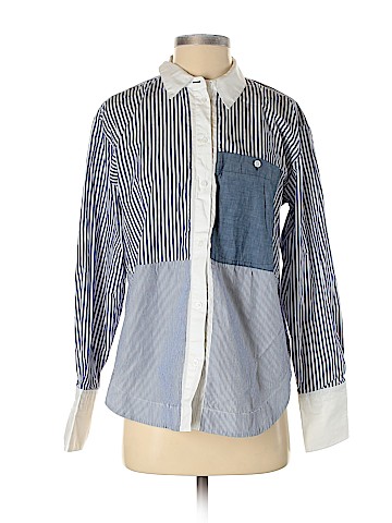 Elizabeth and James Long Sleeve Button-Down Shirt (view 1)