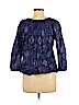 Lucky Brand 100% Cotton Purple Long Sleeve Blouse Size M - photo 2