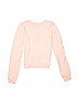 Gap Kids 100% Cotton Solid Pink Cardigan Size 14 - 16 - photo 2