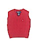 Polo by Ralph Lauren 100% Cotton Red Sweater Vest 9-12 MO / 12 MO - photo 1