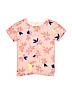 Crewcuts 100% Polyester Floral Pink Short Sleeve T-Shirt Size 12 - photo 1