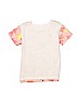 Crewcuts 100% Polyester Floral Pink Short Sleeve T-Shirt Size 12 - photo 2