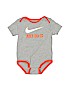 Nike 100% Cotton Gray Short Sleeve Onesie Size 9-12 mo - photo 1
