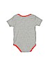 Nike 100% Cotton Gray Short Sleeve Onesie Size 9-12 mo - photo 2