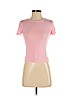 Free People Pink Short Sleeve T-Shirt Size XS - photo 1