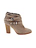 INC International Concepts Tan Ankle Boots Size 6 1/2 - photo 1