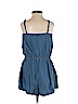 American Rag Cie 100% Cotton Blue Romper Size S - photo 2