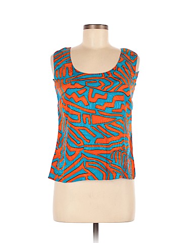 St. John Sleeveless Silk Top (view 1)