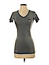 Nike 100% Polyester Gray Active T-Shirt Size XS - photo 1