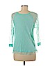 Daytrip 100% Rayon Teal 3/4 Sleeve Top Size M - photo 2