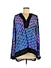 Dana Buchman 100% Polyester Blue Long Sleeve Blouse Size XL - photo 1