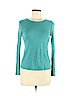Talbots 100% Cotton Teal Long Sleeve T-Shirt Size P (petite) - photo 1