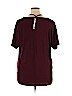 Boohoo Boutique Burgundy Short Sleeve Top Size 16 - photo 2