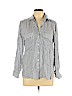 Zara 100% Viscose Blue Long Sleeve Button-Down Shirt Size S - photo 1