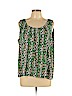 Dana Buchman 100% Polyester Green Sleeveless Blouse Size XL - photo 1