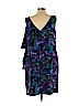 Kay Unger 100% Silk Purple Cocktail Dress Size 16 - photo 2