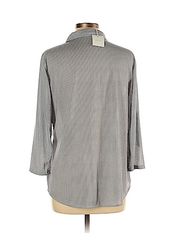 Eden & Olivia 3/4 Sleeve Button-Down Shirt (view 2)