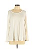 Gilli Ivory Long Sleeve Top Size L - photo 1