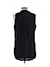 L.K. Bennett 100% Silk Blue Sleeveless Silk Top Size 10 - photo 2