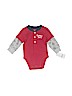 Carter's 100% Cotton Red Long Sleeve Onesie 0-3 MO / 3 MO - photo 1