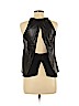 A.L.C. 100% Leather Black Leather Top Size M - photo 2