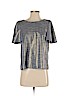 Waverly Grey Gray Short Sleeve Blouse Size XS - photo 1