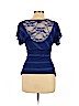 Iz Byer Blue Short Sleeve Top Size L - photo 2