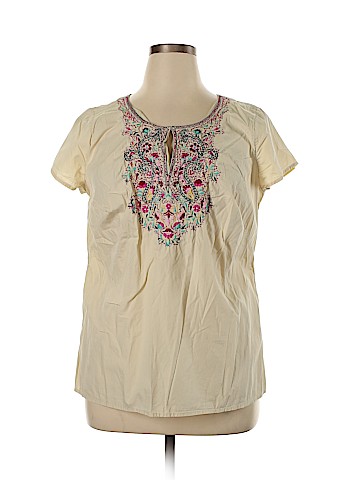 Charter Club Short Sleeve Blouse (view 1)