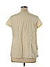 Charter Club 100% Cotton Ivory Short Sleeve Blouse Size 14 - photo 2