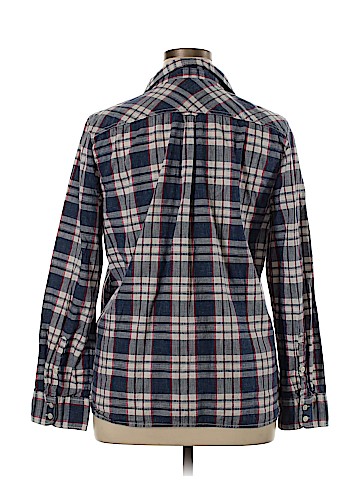 J. Crew Factory Store Long Sleeve Button-Down Shirt (view 2)