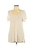 Madewell 100% Viscose Ivory Short Sleeve T-Shirt Size L - photo 1
