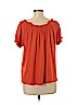 Lauren by Ralph Lauren 100% Cotton Orange Short Sleeve Henley Size L (petite) - photo 2