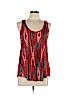 Ella Moss 100% Rayon Red Sleeveless Blouse Size L - photo 1
