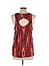 Ella Moss 100% Rayon Red Sleeveless Blouse Size L - photo 2