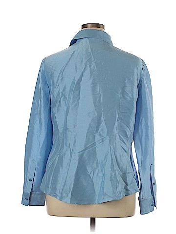 Carlisle Long Sleeve Silk Top (view 2)