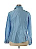 Carlisle 100% Silk Blue Long Sleeve Silk Top Size 16 - photo 2