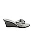 Italian Shoemakers Footwear Silver Wedges Size 9 - photo 1