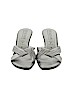 Italian Shoemakers Footwear Silver Wedges Size 9 - photo 2