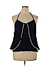 Maurices 100% Polyester Blue Halter Top Size XL - photo 1