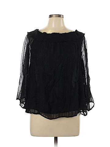 American Eagle Outfitters Long Sleeve Blouse (view 1)