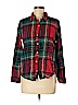 Aerie Red Long Sleeve Button-Down Shirt Size M - photo 1