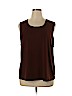 North Style Brown Tank Top Size 1X - photo 1