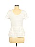 Apt. 9 White Short Sleeve Top Size M (petite) - photo 2