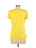 Lafayette 148 New York 100% Cotton Yellow Short Sleeve Top Size L - photo 2