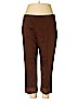 Jones New York Signature Brown Khakis Size 16 - photo 1