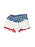 Arizona Jean Company Solid Blue Denim Shorts Size 3T - photo 1