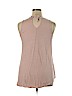 Cynthia Rowley TJX 100% Linen Pink Sleeveless Top Size XL - photo 2