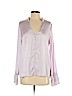 Paige 100% Polyester Purple Long Sleeve Blouse Size S - photo 1