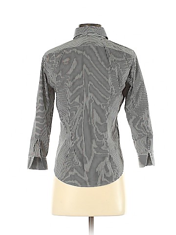 Lauren by Ralph Lauren 3/4 Sleeve Button-Down Shirt (view 2)
