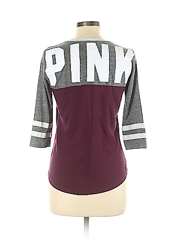 Victoria's Secret Pink 3/4 Sleeve T-Shirt (view 2)